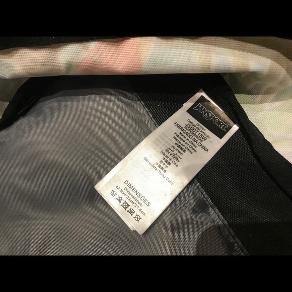 Jansport Backpack Sloth Riding Shark RARE - Picture 8 of 8